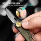 TACRAY Vinto Army Green Multifunctional Folding Knife EDC Hanging Buckle With Bottle Opener For Outdoor Camping