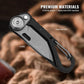 TACRAY Vinto Black Multifunctional Folding Knife EDC Hanging Buckle With Bottle Opener For Outdoor Camping
