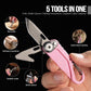 TACRAY Vinto Pink Multifunctional Folding Knife EDC Hanging Buckle With Bottle Opener For Outdoor Camping