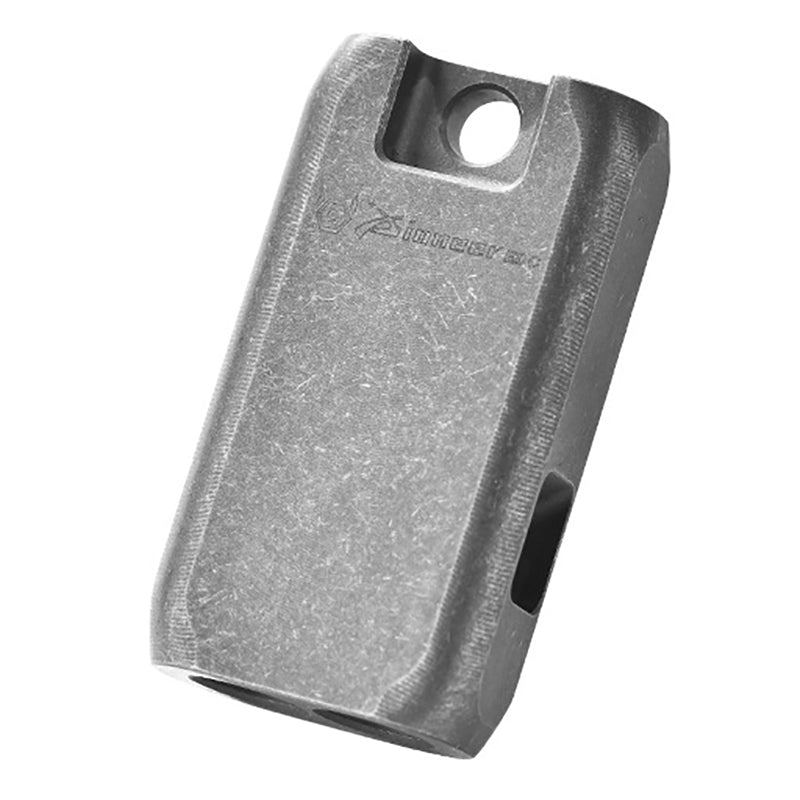 Titanium Alloy Waterproof Whistle, Double Hole High Decibel, Outdoor Essential Practical EDC Tool