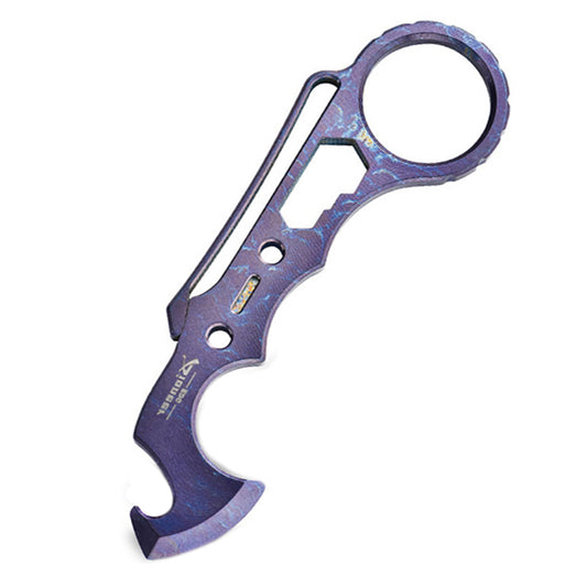 Titanium Alloy Multifunctional Crowbar Outdoor Survival Tool EDC Portable Tool Card