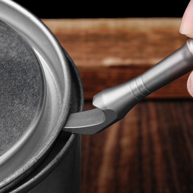 Titanium Alloy Crowbar Key Pendant Mini EDC Tool Portable Bottle Opener