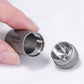 Pure Titanium Medicine Box Keychain Pendant Set, Suitable For Outdoor Carrying