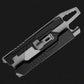 Aluminum Alloy Multifunctional Utility Knife, Outdoor Portable EDC Gear, Black