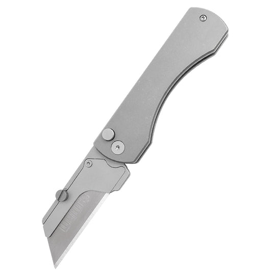 Titanium Alloy Folding Utility Knife Can Clip The Belt Out Of The Box Manual Cutting Tool