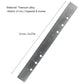 Gray Titanium Alloy Ruler Thickened 21 Cm Student Stationery Measuring Tool Drawing Feet