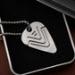 Titanium Alloy Guitar Pick Necklace Pendant, Playable Metal Pick, Multifunctional Portable Mini Crowbar
