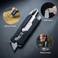 Aluminum Alloy Multifunctional Utility Knife, Outdoor Portable EDC Gear, Black