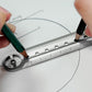 Titanium Alloy Multifunctional Ruler Outdoor Edc Equipment Portable Waist Hanging Crowbar