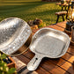 Pure Titanium Dinner Plate With Handle, Large Portable Outdoor Camping Steak Plate
