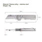 Titanium Alloy Folding Utility Knife With Detachable SK5 Blade, Suitable For Unpacking And Manual Cutting