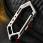 Titanium alloy Keychain Multifunctional Keychain Bottle Opener, Titanium Carabiner
