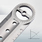 Titanium Alloy Multifunctional Ruler Outdoor Edc Equipment Portable Waist Hanging Crowbar
