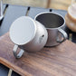 Pure Titanium Coffee Cup 150Ml Double-Layer Heat Insulation Teacup With Handle Outdoor Camping Portable Water Cup