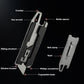 Aluminum Alloy Multifunctional Utility Knife, Outdoor Portable EDC Gear, Black