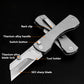 Titanium Alloy Folding Utility Knife Can Clip The Belt Out Of The Box Manual Cutting Tool
