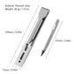 Titanium Alloy Multifunctional Ruler, Built-In Pencil Scale, Edc Crowbar, Outdoor Portable Tool