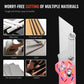Donut Utility Knife with Handle: Pink G10 Handle, with 10 Blades, Suitable for EDC and Outdoor Use