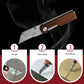 Portable Utility Knife With Wooden Handle, Foldable Multi‑Purpose Stainless Steel Wallpaper Knife, Box Knife