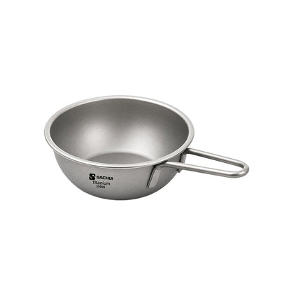 Pure Titanium Snow Peak Bowl 500Ml, Large Capacity Lightweight Portable Camping Bowl