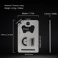 Titanium Alloy Multi-Function Tool Card Portable Keychain Pendant Crowbar Bottle Opener