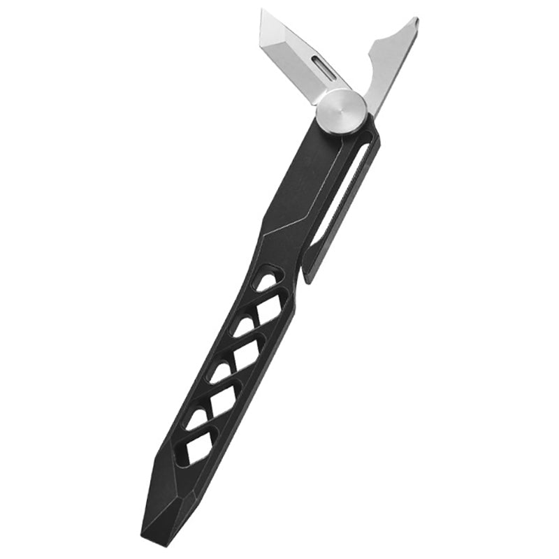 Multifunctional Titanium Alloy Crowbar Tool With Knife, Screwdriver, Bottle Opener | EDC & Outdoor Use