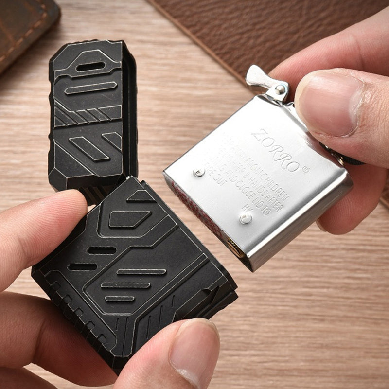 Mecha Titanium Alloy Lighter Kerosene Men's Advanced Creative Lighter EDC Tool