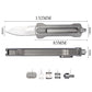 Miniature Sword Utility Knife: Titanium Alloy Portable Box Cutter & Wallpaper Knife