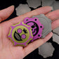 Clown Crown Double‑Sided Titanium Alloy Gear Commemorative Coin Office Play Decompression Toy