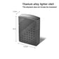 Titanium Alloy Non-slip Lighter Shell Outdoor EDC Portable Tool Men's Gift