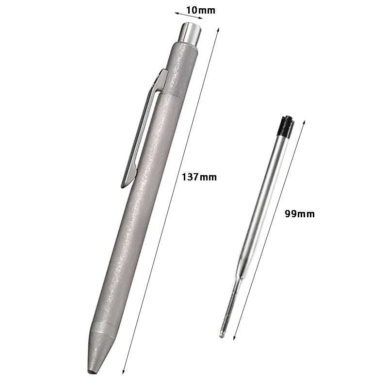 Titanium Alloy Multifunctional Tactical Pen Business Signature Pen（Stone washing）