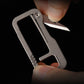 Titanium Alloy Keychain with Knife, EDC Tool, Suitable for Carabiner and Car Keychain Use