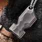 Hammered Stone Washed Titanium Alloy Whistle, Waterproof Portable EDC Essential