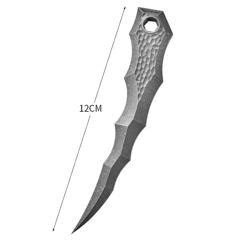 Titanium Alloy Tea Needle, Stone Washing Process, Suitable For Outdoor Camping EDC Portable Tools