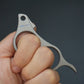Multifunctional Titanium Alloy Crowbar Portable EDC Tool Bottle Opener Peeler Accessory Pendant