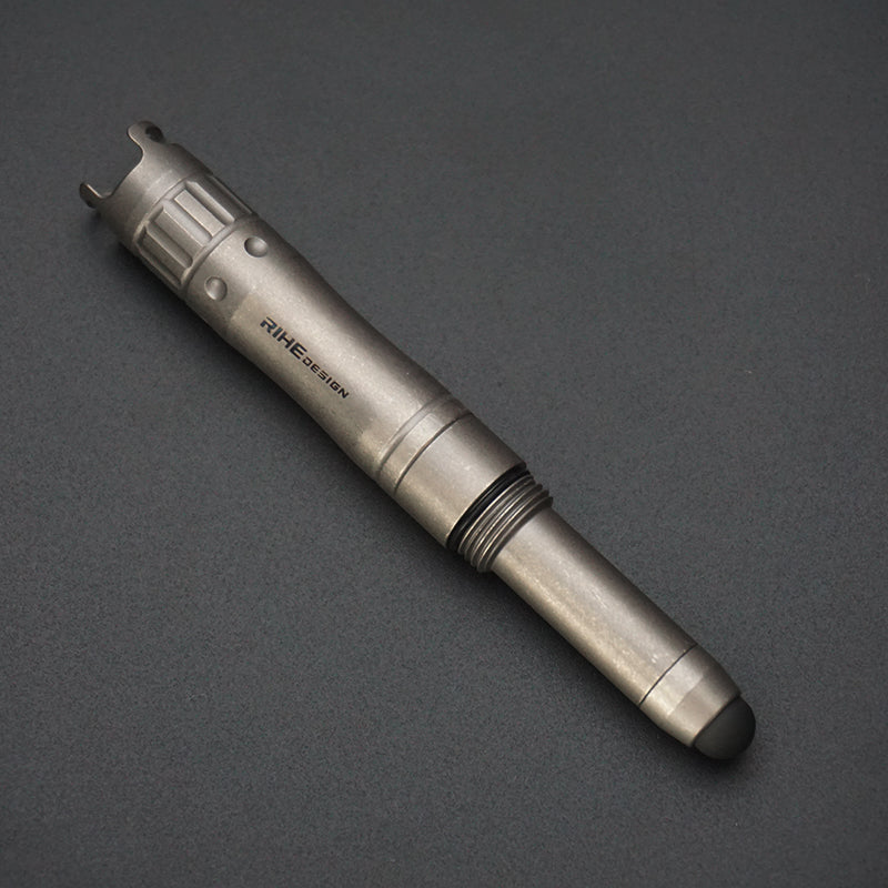 Titanium Alloy Multifunctional Whistle, Touch Screen Pen & Ballpoint Pen 2-in-1 Whistle, Premium EDC Tool
