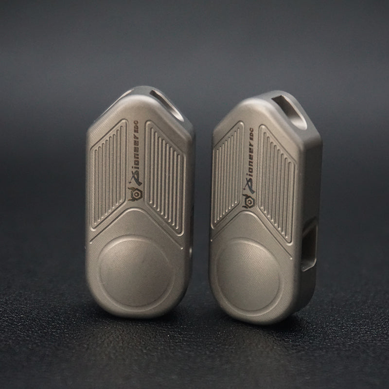 Titanium Alloy Double Hole Whistle High Decibel EDC Outdoor Equipment