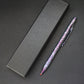 Exquisite Pattern Titanium Alloy Tactical Pen Multifunctional Edc Equipment (Blue)