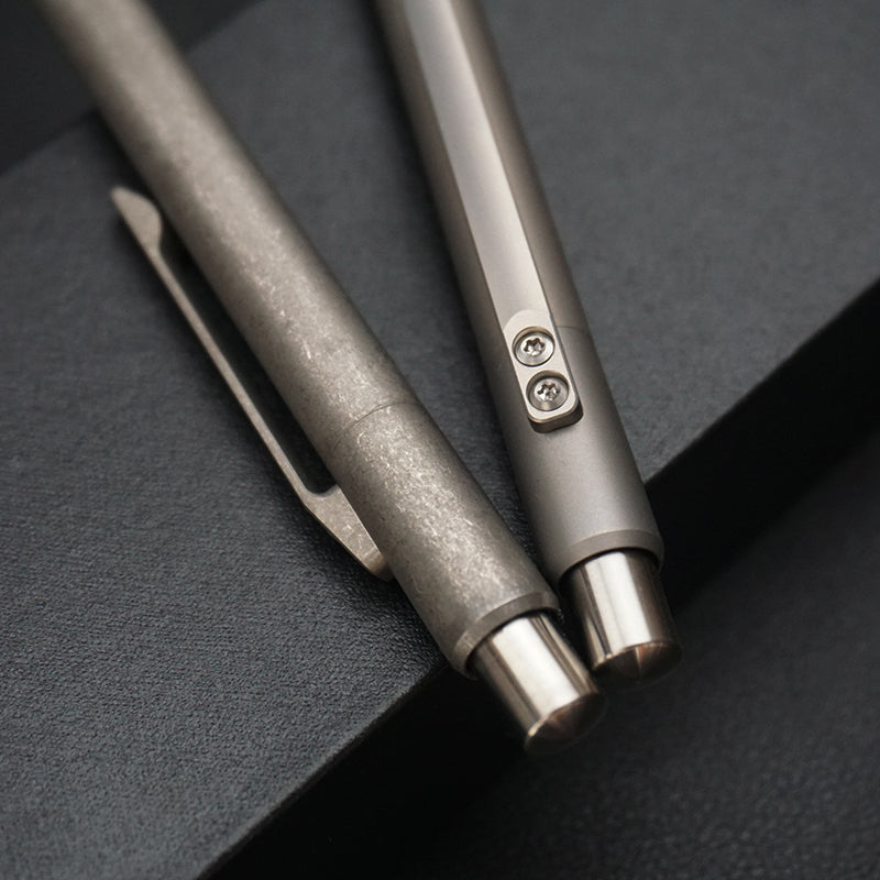 Titanium Alloy Multifunctional Tactical Pen Business Signature Pen（Stone washing）