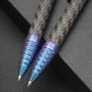 TACRAY Titanium Alloy Carbon Fiber Tactical Pen - Multifunctional EDC Business Signature Ballpoint Pen