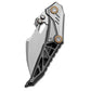 NOC KNIVES MT-18 Folding Knife M390 Steel Blade Titanium Handle EDC Pocket Knife（Gray）