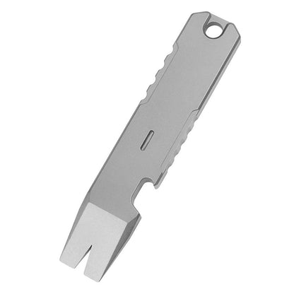 Titanium Alloy Mini Crowbar, Outdoor Emergency Tool, Multifunctional Portable Bottle Opener, Portable EDC Tool