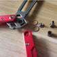 Integrated Aviation Aluminum 440 Blade Fancy Butterfly Practice Knife Blue SF254