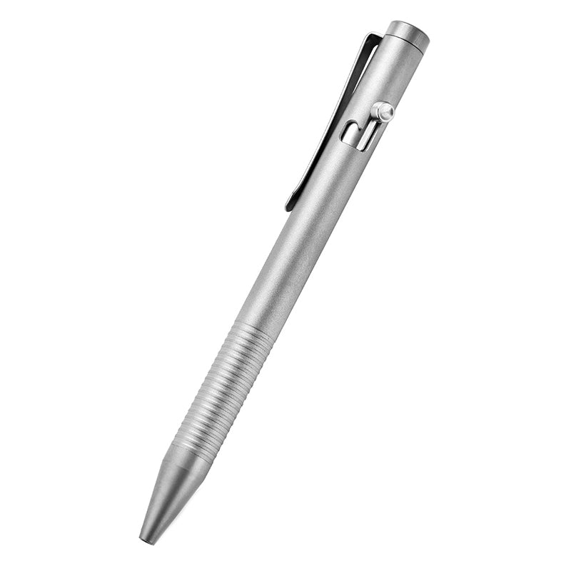 Titanium Alloy Ballpoint Pen: High-End Business Metal Writing Pen Suitable for EDC/Gift Gel Pen