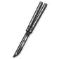 Integrated Aviation Aluminum 440 Blade Fancy Butterfly Practice Knife Black SF255