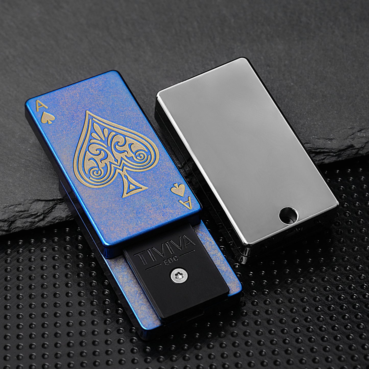 Titanium Alloy Mechanical Push Brand EDC Portable Decompression Toy