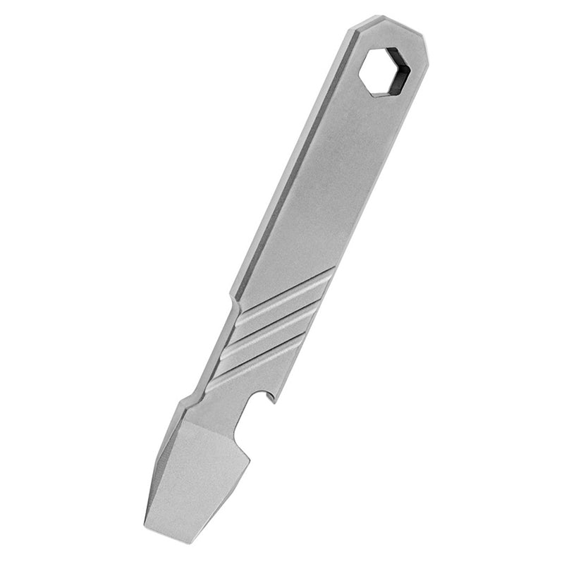 Titanium Alloy Crowbar, Multi-Function Portable Tool, Suitable for EDC Carrying / Outdoor / Bottle Opening / Nailing