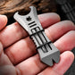 Titanium Alloy Crowbar Portable Multifunctional Mini Screw Bottle Opener Suitable for Outdoor Camping EDC Gadgets