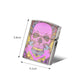 Pink Skull Pattern Titanium Alloy Lighter Creative Exquisite EDC Tool Outdoor Lighter