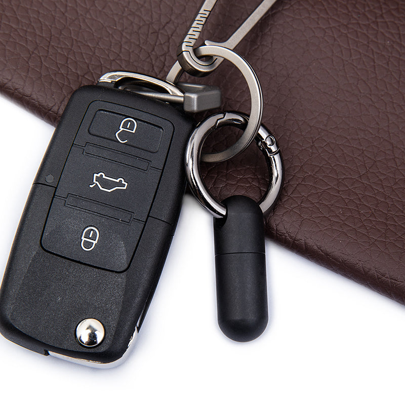 Titanium Alloy Mini Portable Medicine Box, Waterproof Small Medicine Bottle, Waterproof Bottle, Portable First Aid Medicine Bottle, Suitable for EDC/Outdoor Emergency